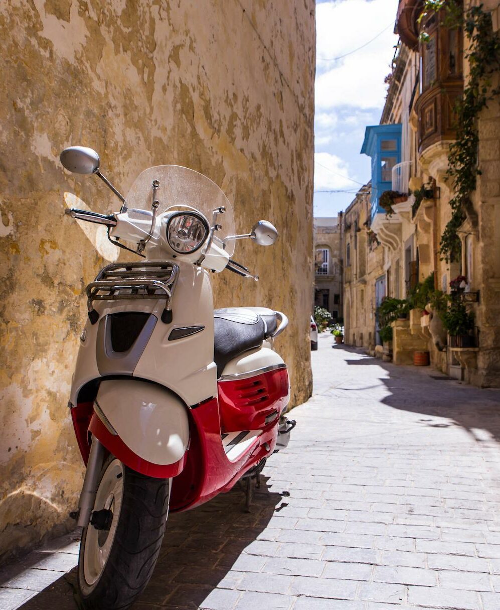 Classic Scooter in Mdina